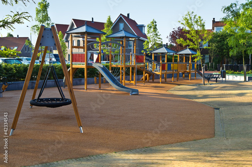 Photo: Safe playground for young children Safe playground for young children