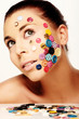 Beauty with buttons