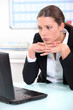 Thoughtful secretary