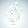 Vector Idea Bulbs. Glass Chat Bubbles