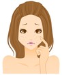 シミ　そばかす　女性