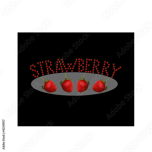 Foto: Strawberry sign Strawberry sign