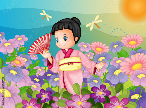 Vektor: Japanese scene Japanese scene