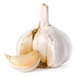 garlic isolated on white background