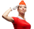 Pretty stewardess