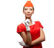 Photo: Pretty stewardess Pretty stewardess