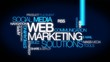 Video: Internet Web marketing solutions blue tag cloud animation Internet Web marketing solutions blue tag cloud animation