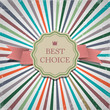 Retro grunge sun rays background