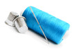 Thimbles, needle and threads.