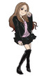 Vektor: 私服 女性 私服 女性