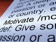 Motivate Definition Closeup Showing Positive Encouragement