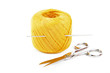 Cotton yarn yellow