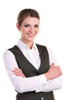 Photo: Young business woman smiling brightly Young business woman smiling brightly