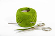 green wire to crochet