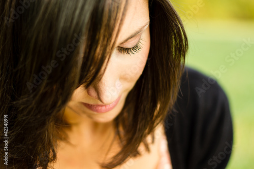 Photo: portrait with closed eyes portrait with closed eyes