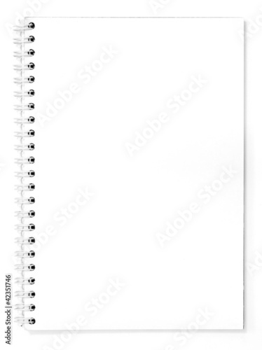 Photo: white notebook on white white notebook on white