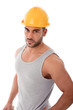 Portrait eines Bauarbeiters