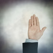 hand up