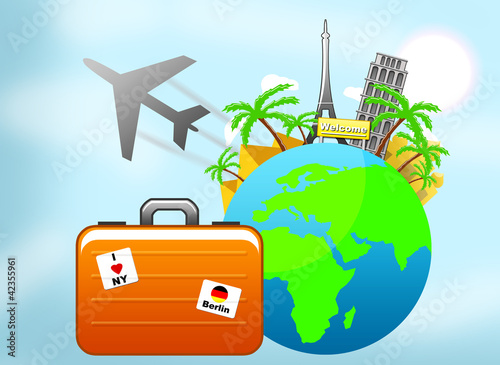 Illustration: Urlaub - Reisen Urlaub - Reisen