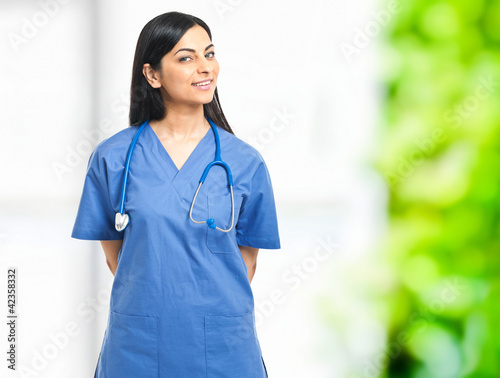Foto: Smiling nurse portrait Smiling nurse portrait
