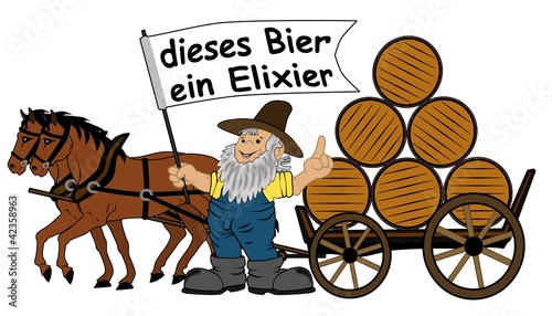Illustration: der BGierkutscher der BGierkutscher