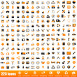 225 orange icons
