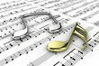 Illustration: Musical notes Musical notes