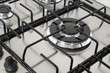 Gas oven with five rings