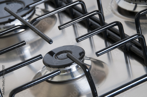 Photo: Gas oven with five rings Gas oven with five rings