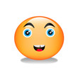 smiley - mit offenem mund
