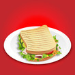 schinkenkäse toast