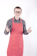 Male cook in the apron