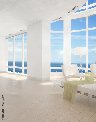 Illustrazione: Modern Luxury Beach Loft / Apartment with Sea View Modern Luxury Beach Loft / Apartment with Sea View