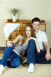 Couple at home