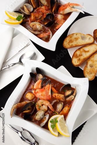 Photo: Seafood stew with Crab Claw Seafood stew with Crab Claw