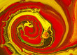 Foto: Abstract art with colored pigments fluid Abstract art with colored pigments fluid