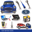 Car service icons