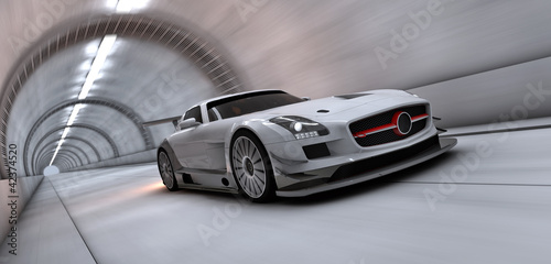 Illustration: tunnel racer tunnel racer