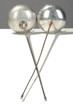 fencers sword on a white background