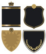 Wappen gold-schwarz