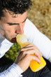 Sportsman Drinking