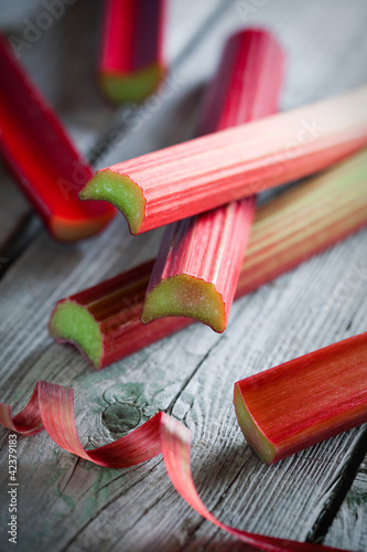 Photo: Fresh rhubarb Fresh rhubarb