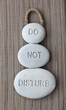 do not disturb sign