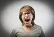 Furious woman
