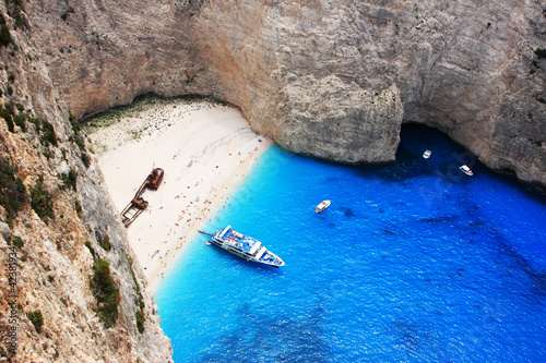 Foto: Navagio in Zakynthos, Greece Navagio in Zakynthos, Greece