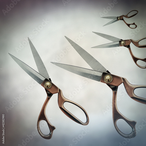 Foto: scissor cutting image scissor cutting image