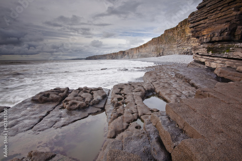Photo: Nash Point on the Glamorgan Heritage coastline Nash Point on the Glamorgan Heritage coastline