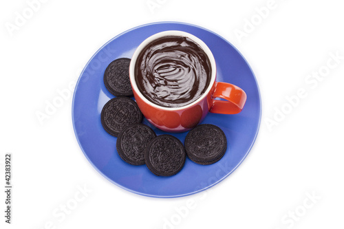 Photo: chocolate dipped cookies chocolate dipped cookies