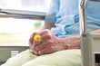 Senior Woman Sitting in Wheelchair
