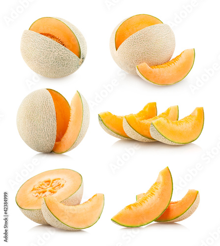 Photo: set of 6 cantaloupe images set of 6 cantaloupe images